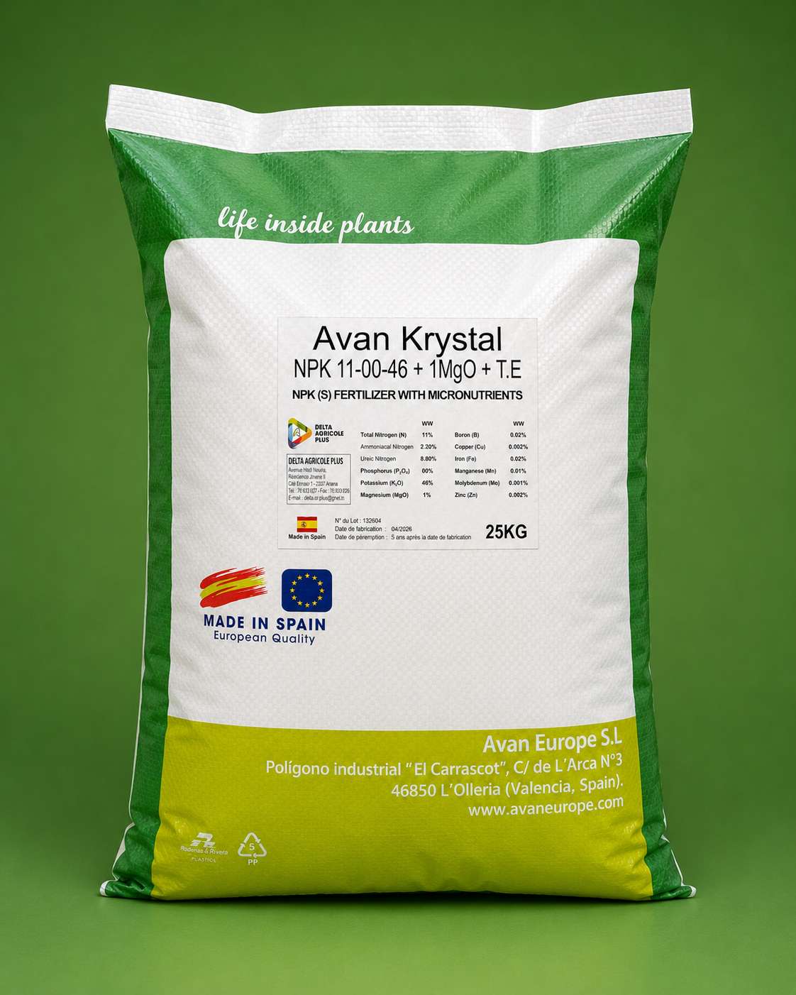 Avan Krystal 11-00-46 + 1 MgO + T.E